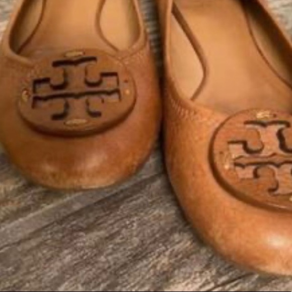 Tory Burch Reva flats. Black pair brand NEW never worn size 7. Tan pair size 8. - Picture 3 of 3
